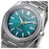 Reloj Citizen AW1900-50X primer plano esfera verde bisel negro