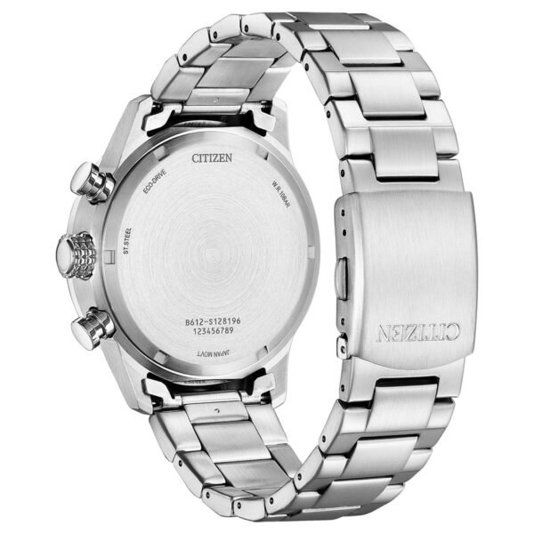 Reloj Citizen CA0791-81X tapa de fondo acero inoxidable Eco-Drive