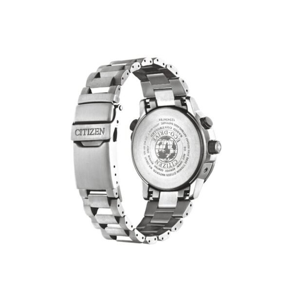 Reloj Citizen CB0230-81E detalle esfera negra cronógrafo