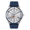 Reloj Bulova 98A225 Marine Star esfera plateada vista frontal