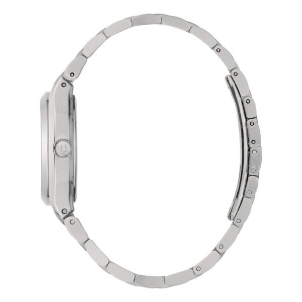 Reloj Bulova 96M156 Surveyor Lady vista lateral brazalete de acero