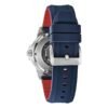 Reloj Bulova 98A225 Marine Star tapa trasera correa azul