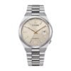 Citizen NJ0151-88W Tsuyosa esfera beige frontal Reloj Citizen NJ0151-88W Tsuyosa esfera beige vista frontal