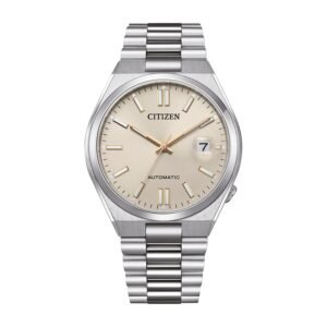 Reloj Citizen NJ0151-88W Tsuyosa esfera beige vista frontal
