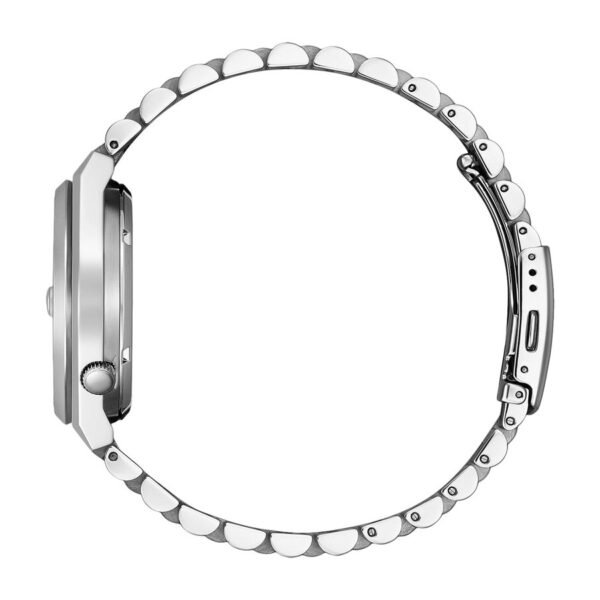Citizen NJ0151-88W Tsuyosa perfil lateral Reloj Citizen NJ0151-88W Tsuyosa vista de perfil brazalete acero