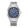 Citizen NJ0180-80L Super Titanio vista frontal Reloj Citizen NJ0180-80L Super Titanio automático esfera azul vista frontal