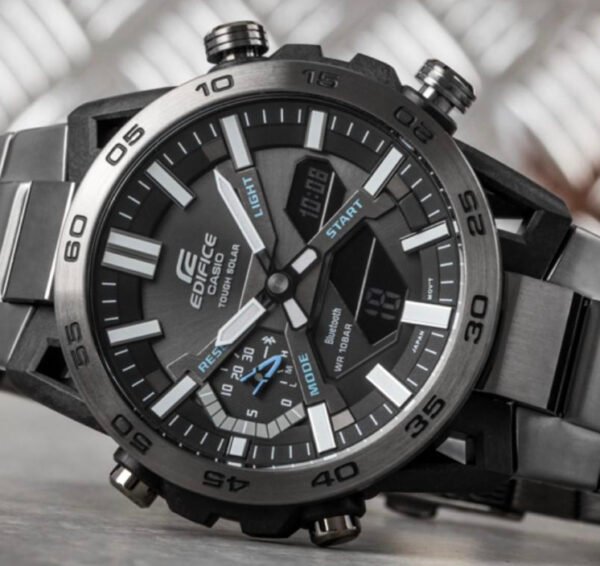 Reloj Casio ECB-2000DC-1AEF Edifice Sospensione esfera negra perfil