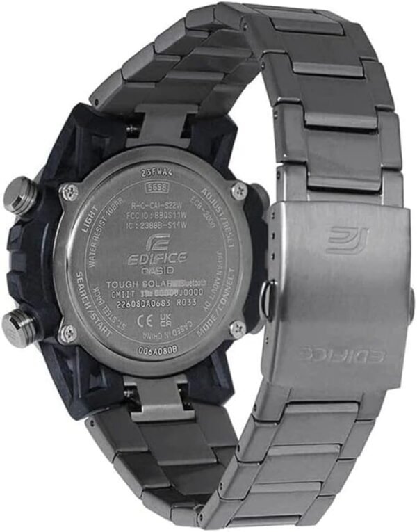 Reloj Casio ECB-2000DC-1AEF Edifice Sospensione esfera negra trasera