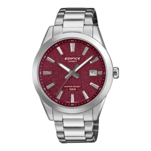 Reloj Casio EFV-160D-4AVEF Edifice esfera roja vista frontal
