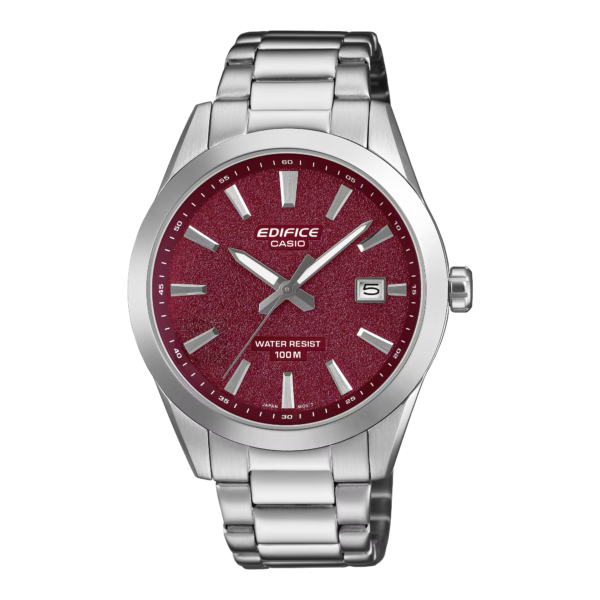 Reloj Casio EFV-160D-4AVEF Edifice esfera roja vista frontal