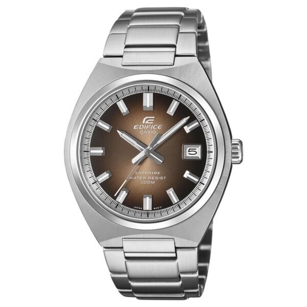 Reloj Casio EFB-109D-5AVEF vista frontal esfera marrón