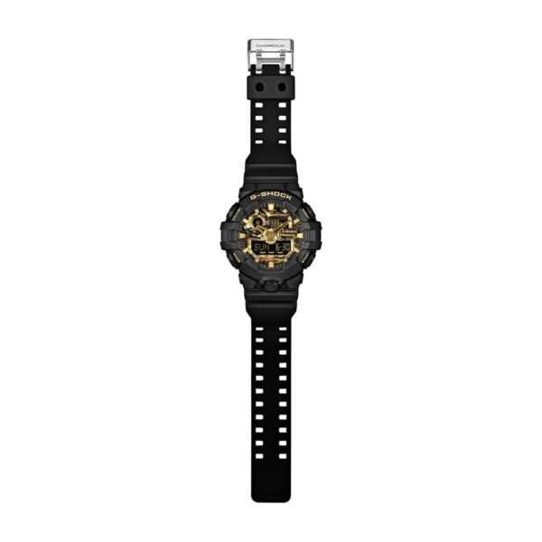 Reloj Casio GA-700CF-1AER perfil lateral negro