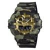 Reloj Casio GA-700CMG-3AER camuflaje verde vista frontal