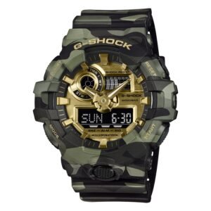 Reloj Casio GA-700CMG-3AER camuflaje verde vista frontal