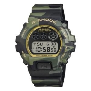 Reloj Casio DW-6900CMG-3ER camuflaje verde vista frontal