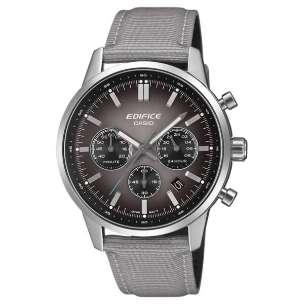 Reloj Casio EFR-575C-8AEF Edifice esfera gris vista frontal
