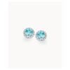 Pendientes Lecarré Ocean Orla oro blanco topacio azul Pendientes Lecarré Ocean Orla oro blanco topacio azul y diamantes vista frontal