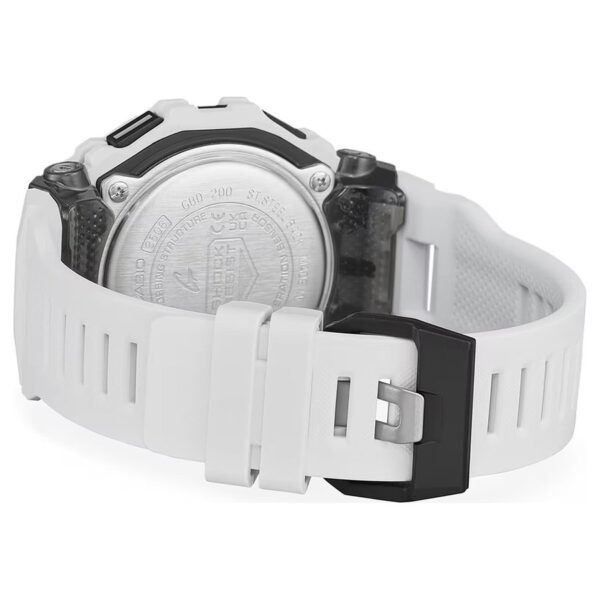 Reloj Casio GBD-200-7ER G-Squad blanco vista de perfil