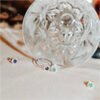 Pendientes Lecarré Glory oro blanco zafiro azul y diamantes colección