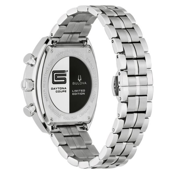Bulova 96K118 tapa trasera Reloj Bulova 96K118 Shelby Racer tapa trasera Daytona Coupe edición limitada