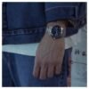 Citizen AW1900-50L en la muñeca Reloj Citizen AW1900-50L Super Titanium azul en la muñeca