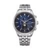 Reloj Citizen BY1030-50L Tsuki-yomi Moon Phase vista frontal esfera azul