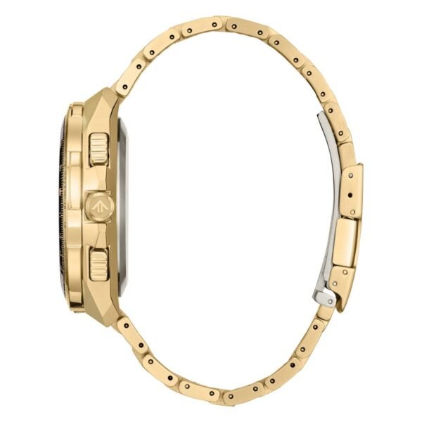 Citizen JY8144-50E perfil dorado Reloj Citizen JY8144-50E Promaster Skyhawk vista de perfil acero dorado