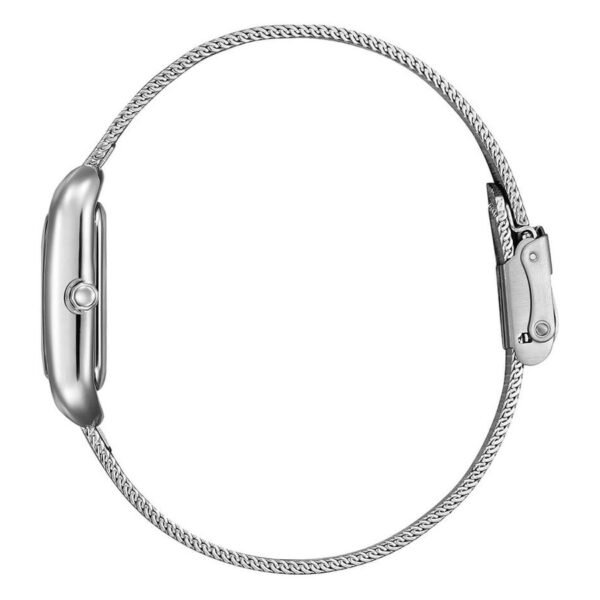 Reloj Citizen EM0491-81D Lady vista de perfil caja de acero y pulsera de malla