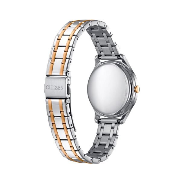 Reloj Citizen EM0506-77A Lady tapa trasera de acero y cierre desplegable