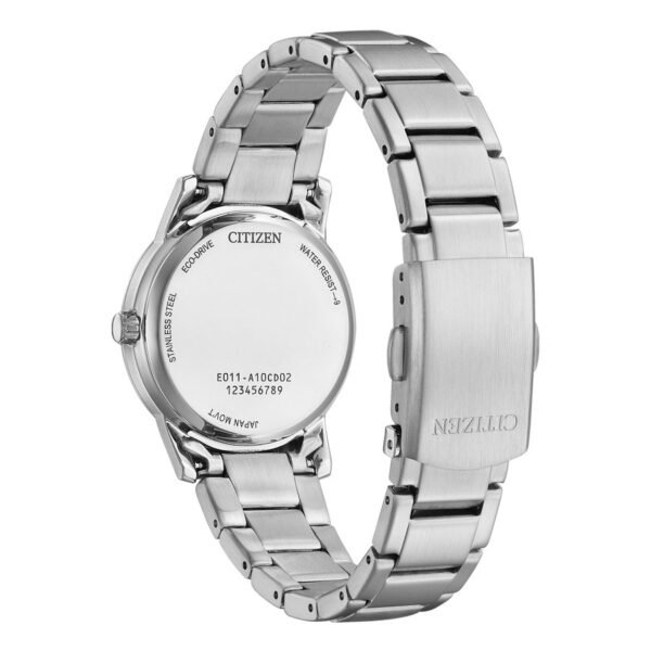 Reloj Citizen EW2720-57A Lady tapa trasera de acero y cierre de doble pulsador