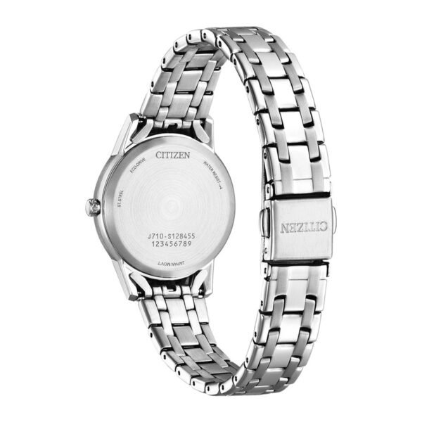 Reloj Citizen FE1240-81A Lady tapa trasera de acero y cierre desplegable