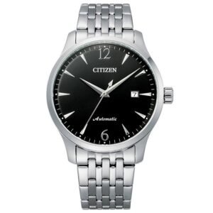 Reloj Citizen NJ0110-85E automático vista frontal caja y pulsera de acero