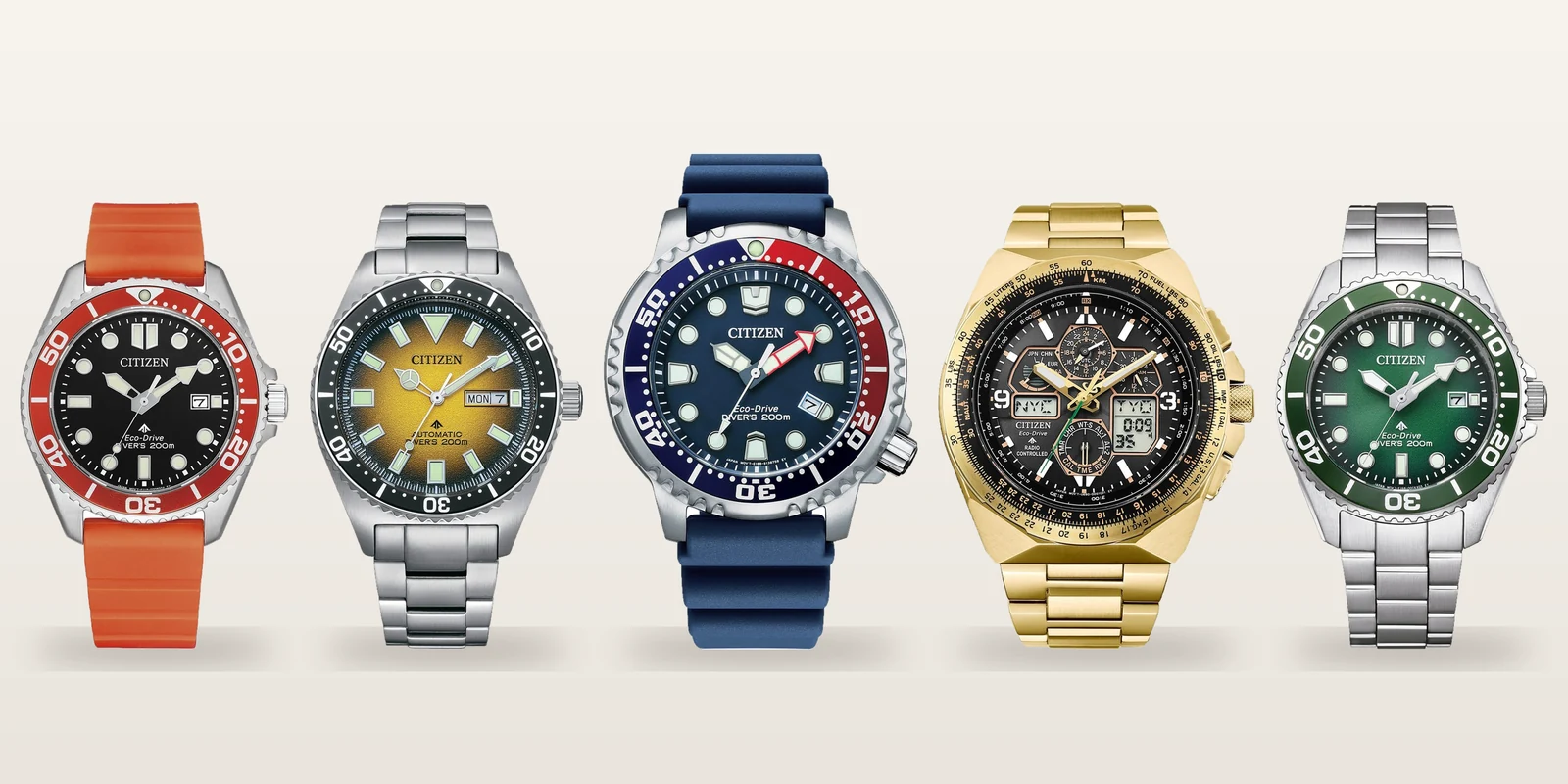 Citizen Promaster opinión: cinco relojes Promaster de buceo y piloto