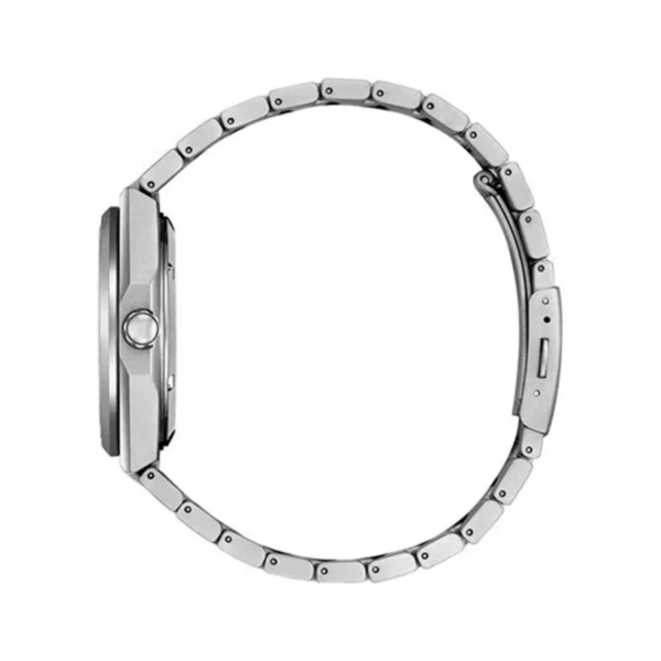 Reloj Citizen NJ0180-80Z Super Titanium tapa trasera de cristal con calibre automático 8213 vista lateral